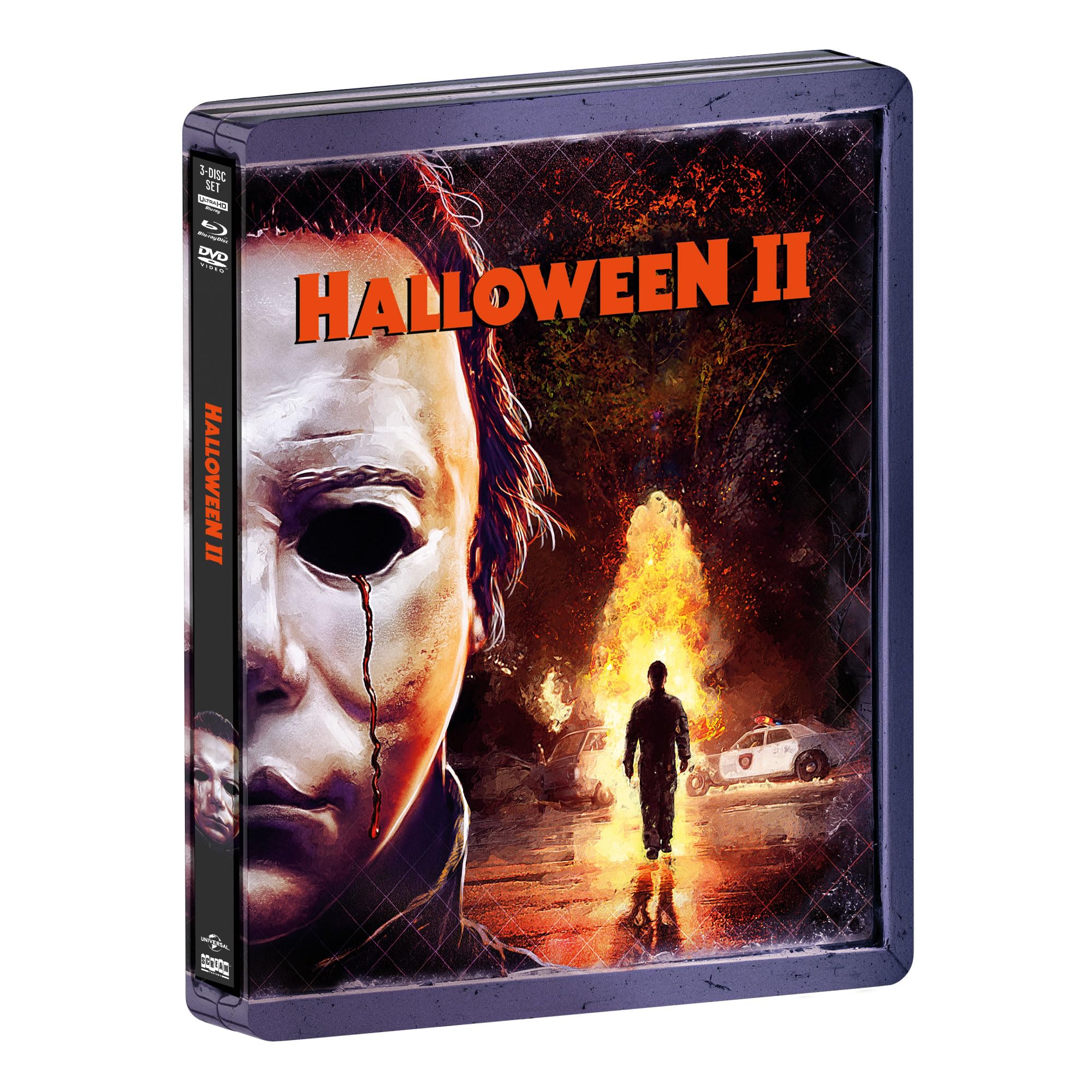 ハロウィンⅡ HDリマスター版('81米) Halloween II (1981) - Limited Edition Steelbook 4K Ultra HD + Blu